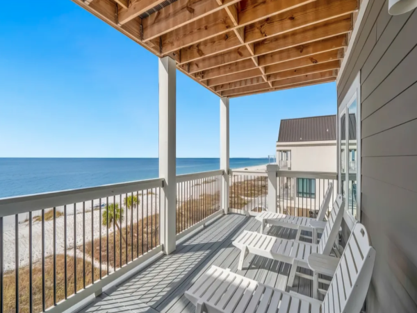 Luxurious Port St. Joe Beach Rental Six Bedroom Home with Pool & Beach Access